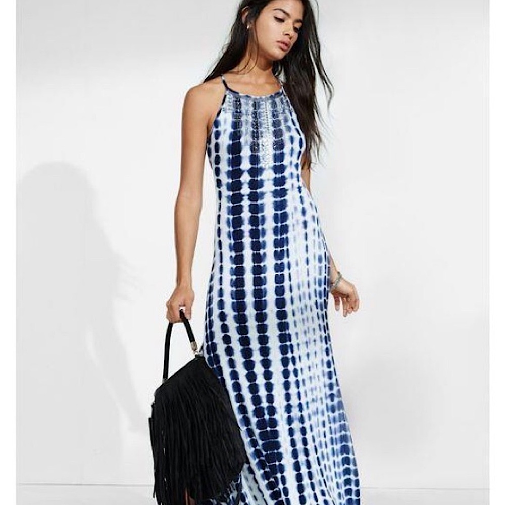 Express Tie-Dye Maxi Dress
